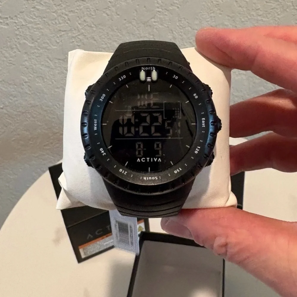 Activa Odyssey X Invicta Men's Black Digital Watch - 53mm. NWT